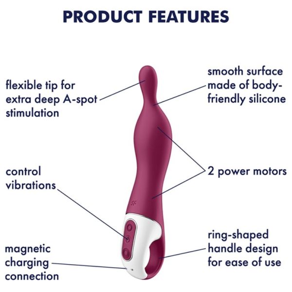 SATISFYER - VIBRATEUR AMAZING 1 ASPOT BAIE - – Image 4