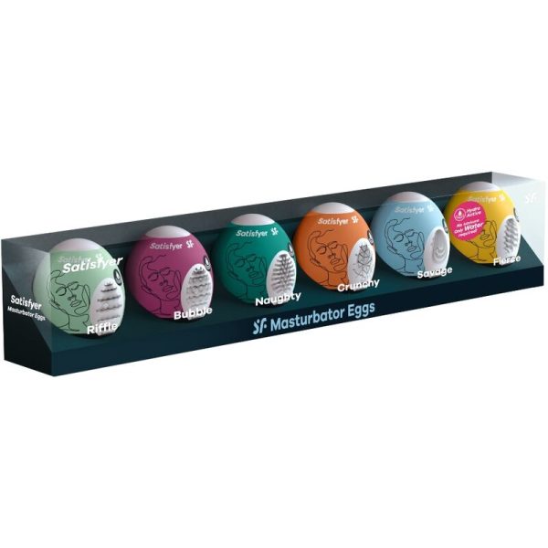 SATISFYER - OEUFS MASTURBATEURS ENSEMBLE DE 6 UNITÉS - – Image 2