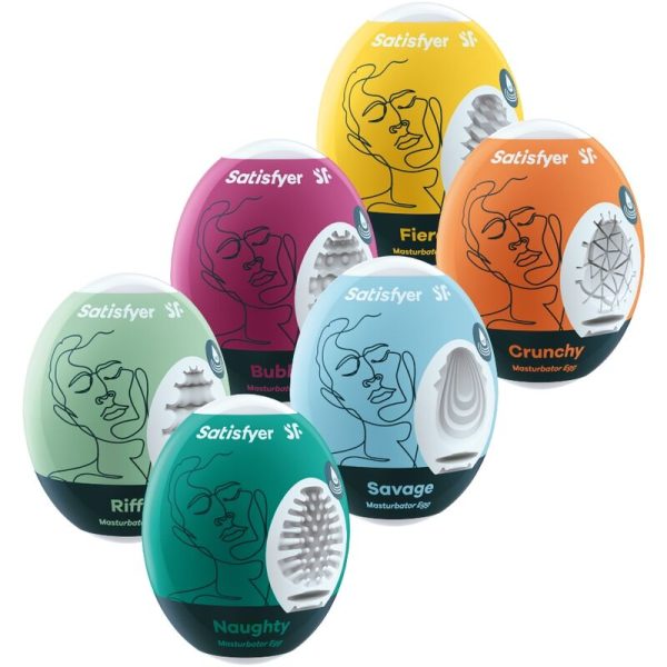 SATISFYER - OEUFS MASTURBATEURS ENSEMBLE DE 6 UNITÉS -