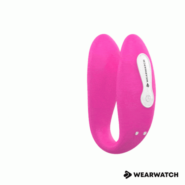 WEARWATCH - VIBRATEUR WATCHME DOUBLE TECHNOLOGIE FUCHSIA / ROSE -