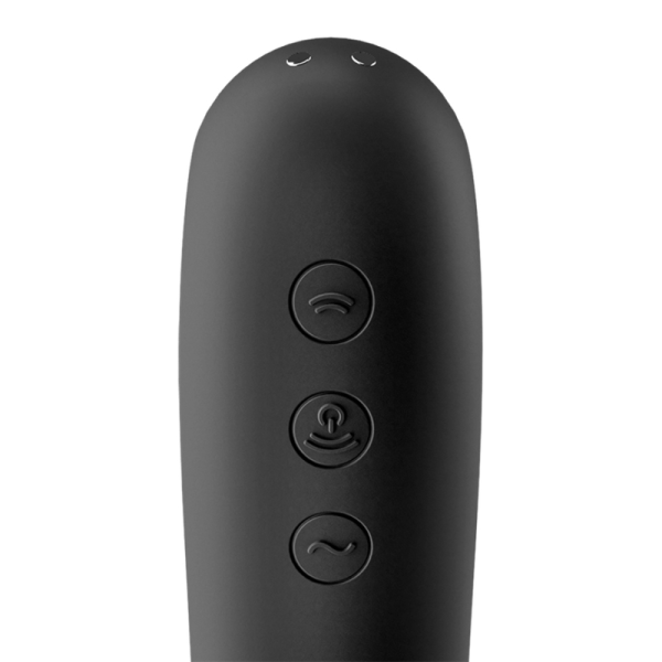 SATISFYER - VIBRATEUR DUAL KISS AIR PULSE NOIR - – Image 3