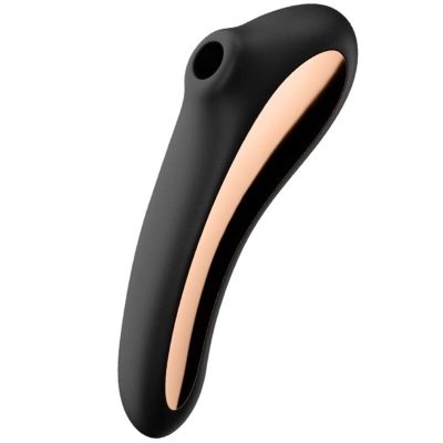 SATISFYER - VIBRATEUR DUAL KISS AIR PULSE NOIR -