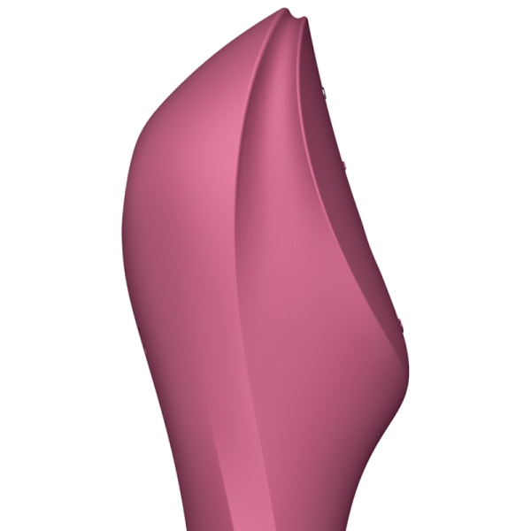 SATISFYER - STIMULATEUR ET VIBRATEUR CURVY TRINITY 3 ROUGE - – Image 2