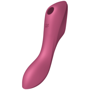 SATISFYER - STIMULATEUR ET VIBRATEUR CURVY TRINITY 3 ROUGE -