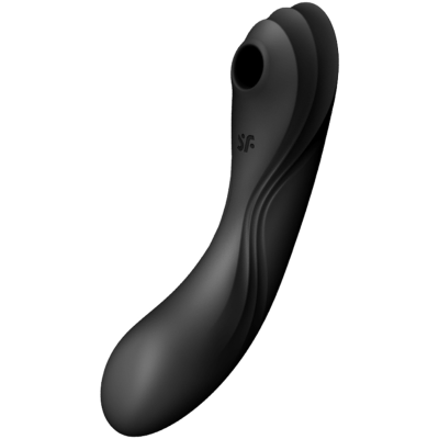 SATISFYER - STIMULATEUR ET VIBRATEUR CURVY TRINITY 4 NOIR -