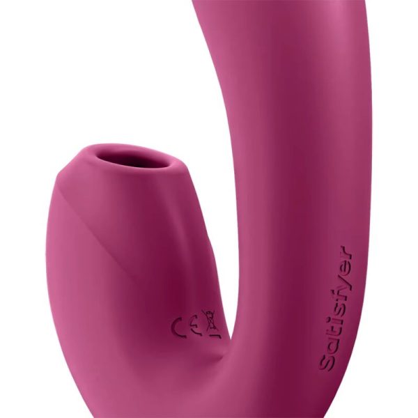 SATISFYER - APPLICATION SUNRAY STIMULATEUR ET VIBRATEUR ROUGE - – Image 2