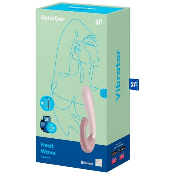 SATISFYER - APPLICATION HEAT WAVE VIBRATOR ROSE - – Image 4
