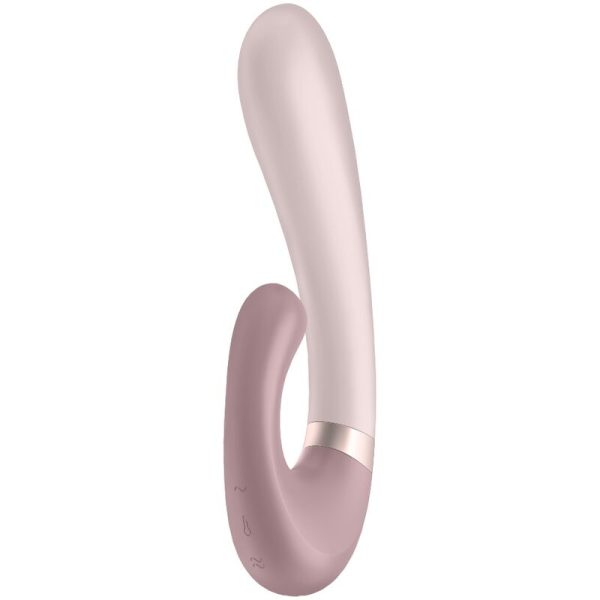 SATISFYER - APPLICATION HEAT WAVE VIBRATOR ROSE -