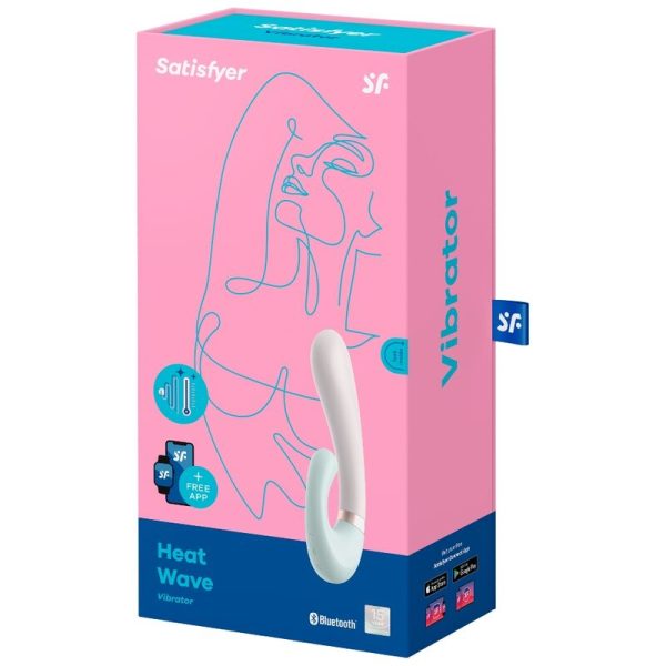 SATISFYER - APPLICATION HEAT WAVE VIBRATEUR BLANC - – Image 4