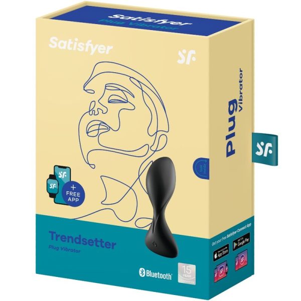SATISFYER - APPLICATION DE PLUG VIBRANT TRENDSETTER NOIR - – Image 4