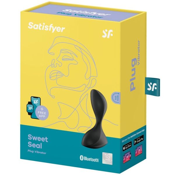 SATISFYER - APPLICATION DE PLUG VIBRANT SWEET SEAL NOIR - – Image 4