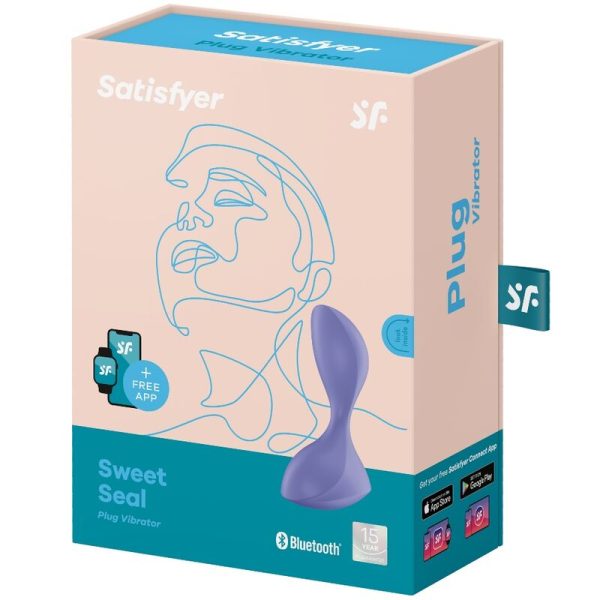 SATISFYER - SWEET SEAL BOUCHON VIBRANT APP VIOLET - – Image 4