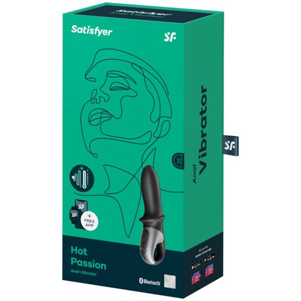 SATISFYER - APPLICATION DE VIBRATEUR ANAL HOT PASSION NOIR - – Image 4
