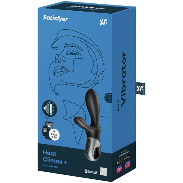 SATISFYER - APPLICATION HEAT CLIMAX+ VIBRATEUR ANAL NOIR - – Image 4