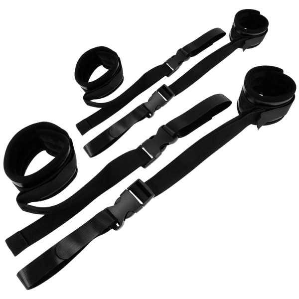 MENOTTES DE RETENUE OHMAMA FETISH NYLON ET VELCRO -