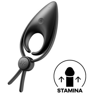 SATISFYER - VIBRATEUR  ANNEAU SNIPER NOIR -