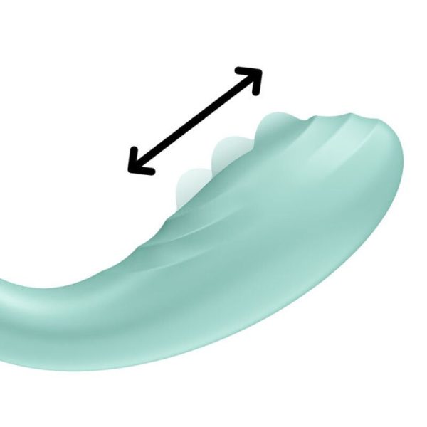 SATISFYER - VIBRATEUR SPOT G RRROLLING PLEASURE VERT - – Image 2