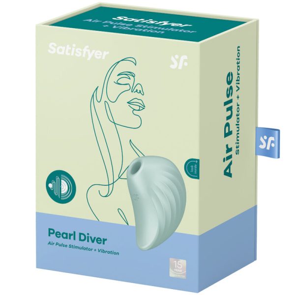 SATISFYER - STIMULATEUR ET VIBRATEUR PEARL DIVER VERT - – Image 4