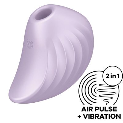 SATISFYER - STIMULATEUR ET VIBRATEUR PEARL DIVER VIOLETTE -