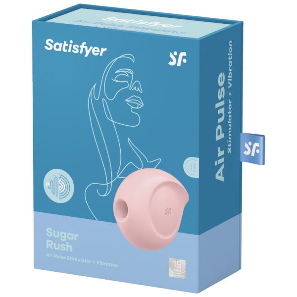 SATISFYER - STIMULATEUR ET VIBRATEURSUGAR RUSH AIR PULSE ROSE - – Image 4