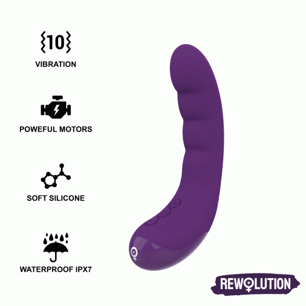 REWOLUTION - REWOCURVY VIBRATEUR FLEXIBLE RECHARGEABLE -