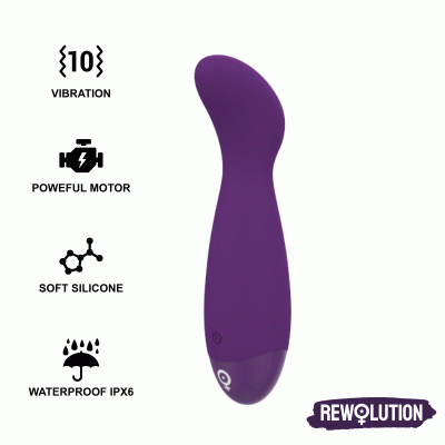 REWOLUTION - REWOPULSE VIBRATEUR FLEXIBLE STIMULATEUR DE POINT G -