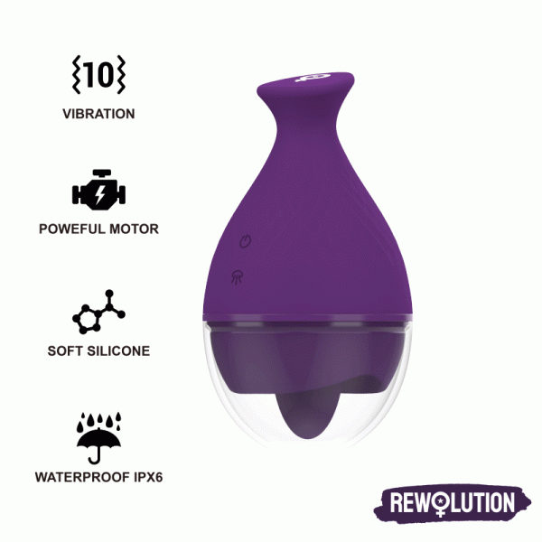 REWOLUTION - REWOLINGO VIBRATEUR AVEC LANGUE -