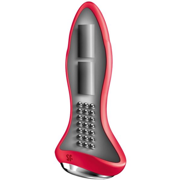 SATISFYER - ROTATOR PLUG 1+ APPLICATION VIBRANTE ROUGE - – Image 2