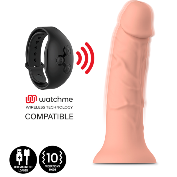MYTHOLOGY - ASHER ORIGINAL DILDO M - VIBRATEUR COMPATIBLE AVEC LA TECHNOLOGIE SANS FIL WATCHME -