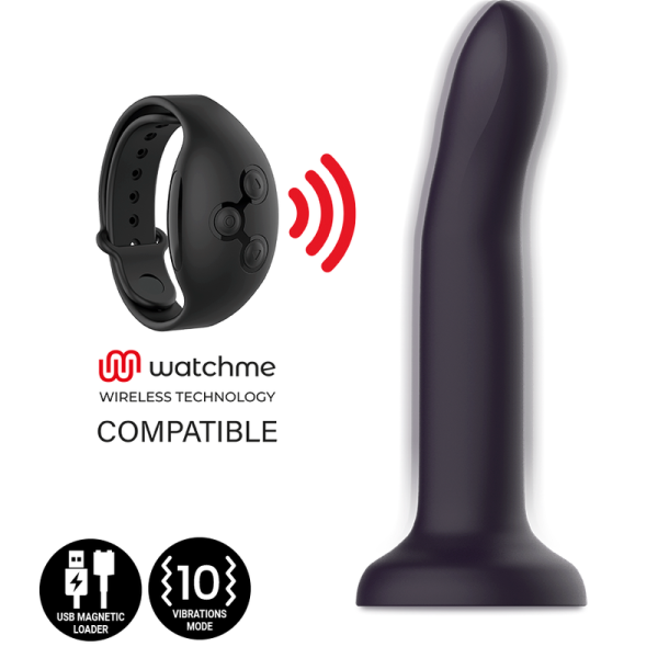 MYTHOLOGY DUMAN MYSTIC DILDO S - VIBRATEUR WATCHME TECHNOLOGIE SANS FIL COMPATIBLE -
