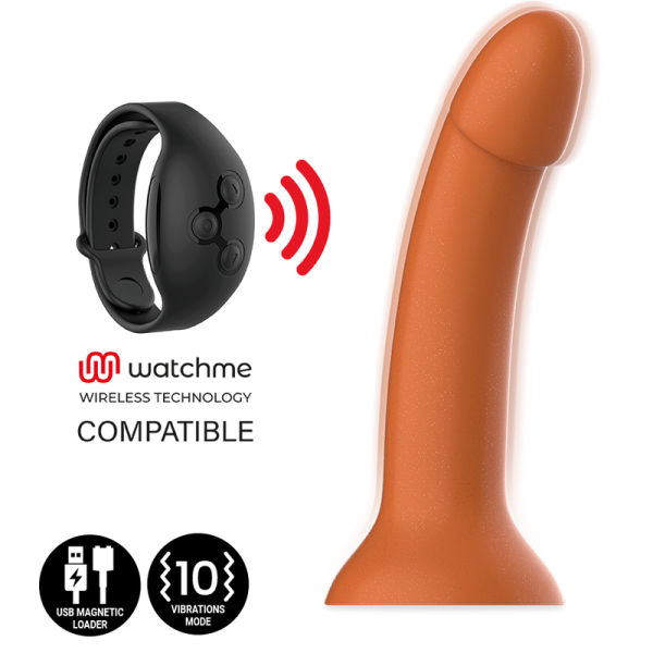 MYTHOLOGY - RUNE ROYAL DILDO M - VIBRATEUR WATCHME TECHNOLOGIE SANS FIL COMPATIBLE -