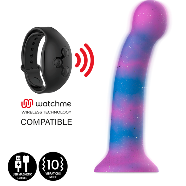 MYTHOLOGY - DION GALACTIC DILDO S - VIBRATEUR WATCHME TECHNOLOGIE SANS FIL COMPATIBLE -