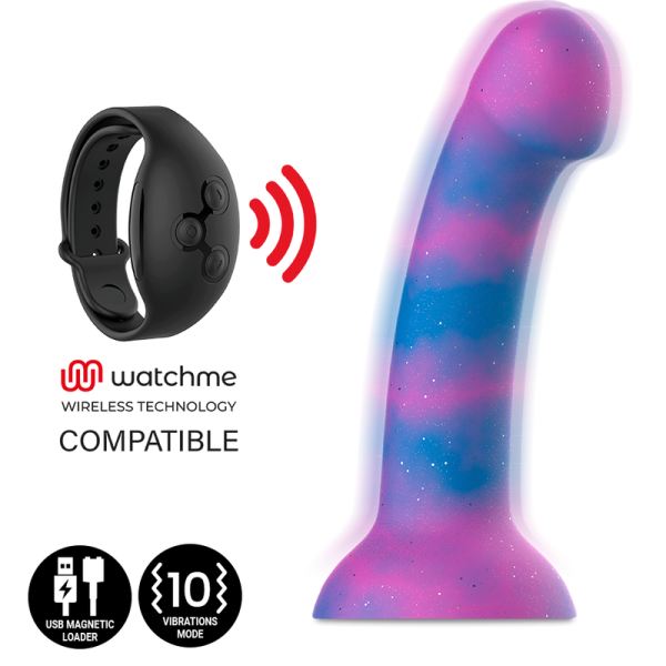 MYTHOLOGY - DION GALACTIC DILDO M - VIBRATEUR WATCHME TECHNOLOGIE SANS FIL COMPATIBLE -