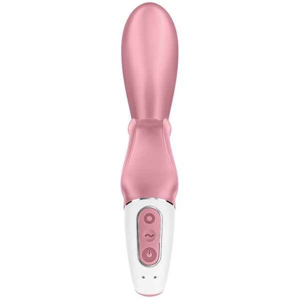 SATISFYER - APPLICATION VIBRATEUR HUG ME RABBIT ROSE - – Image 3