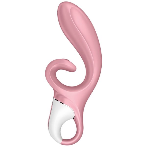 SATISFYER - APPLICATION VIBRATEUR HUG ME RABBIT ROSE - – Image 2
