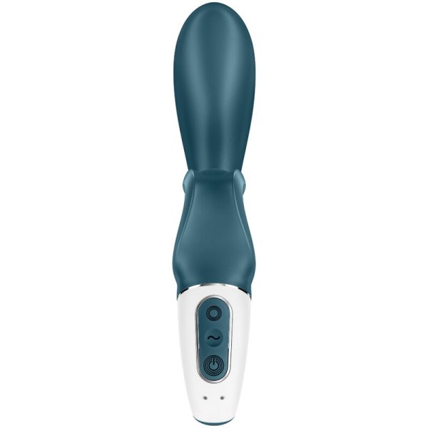 SATISFYER - APPLICATION VIBRATEUR HUG ME RABBIT BLEU - – Image 3