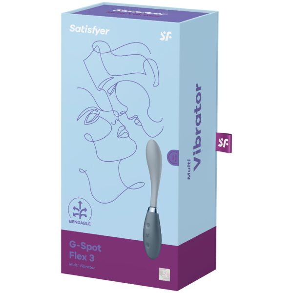 SATISFYER - VIBRATEUR MULTI G-SPOT FLEX 3 GRIS - – Image 4