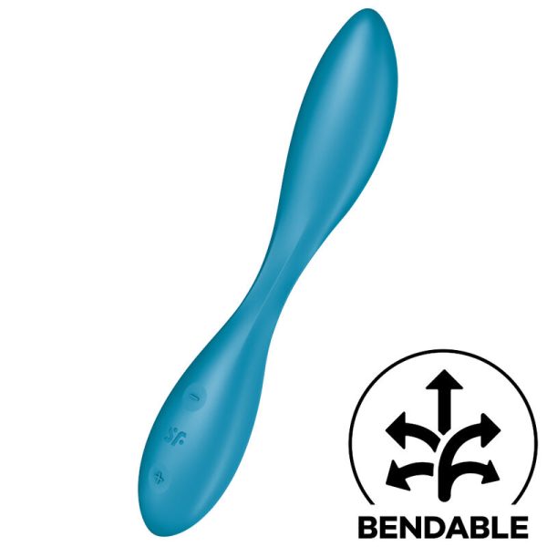 SATISFYER - VIBRATEUR MULTI G-SPOT FLEX 1 BLEU - – Image 3