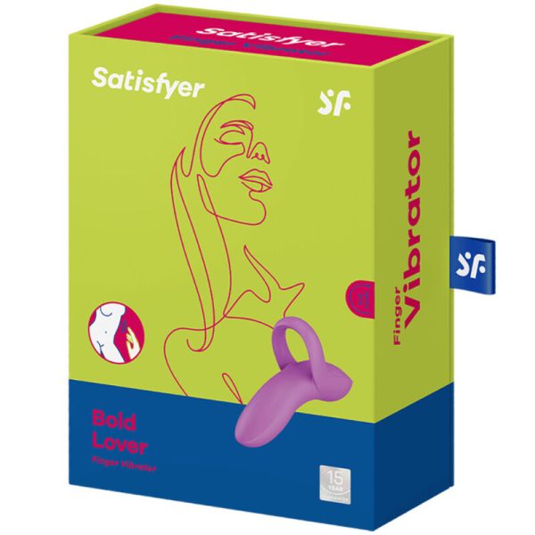 SATISFYER - VIBRATEUR  DOIGTS BOLD LOVER ROSE - – Image 4