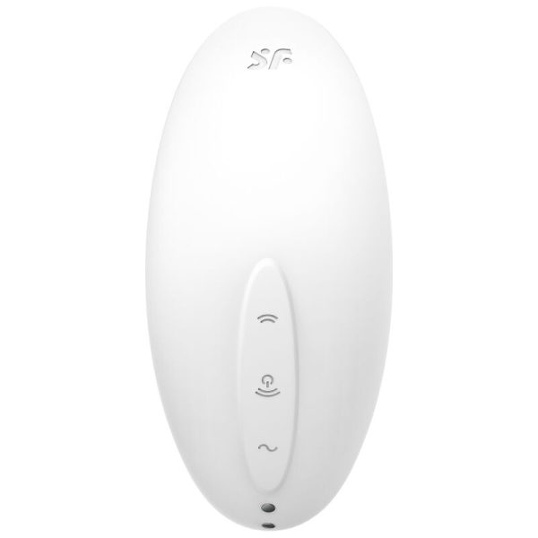 SATISFYER - STIMULATEUR ET VIBRATEUR À PULSE D'AIR VULVA LOVER 2 BLANC - – Image 3