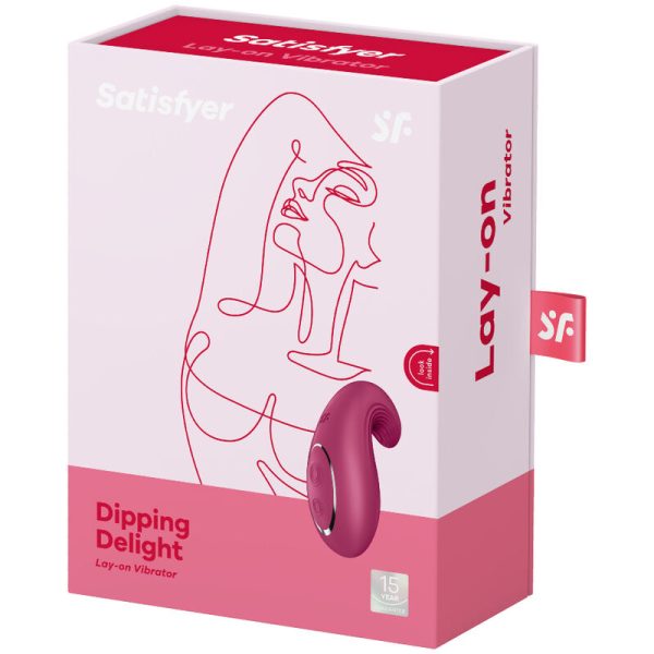 SATISFYER - VIBRATEUR  POSER DIPPING DELIGHT ROUGE - – Image 4