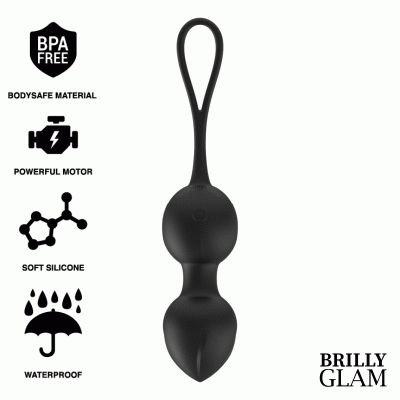 BRILLY GLAM - PERLES DE KEGEL VIBRANTES TÉLÉCOMMANDE -