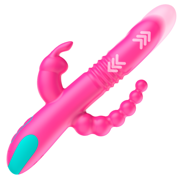 HAPPY LOKY - DONALD TRIPLE STIMULATION : ANAL, G-SPOT & CLITORAL WATCHME TECHNOLOGIE SANS FIL COMPATIBLE - – Image 4