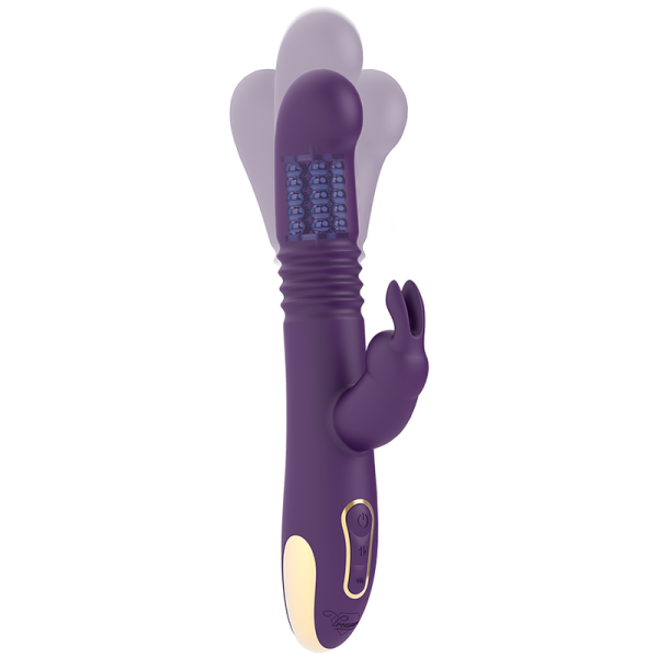 TREASURE - BASTIAN RABBIT UP & DOWN, ROTATEUR ET VIBRATEUR COMPATIBLE AVEC LA TECHNOLOGIE SANS FIL WATCHME - – Image 3