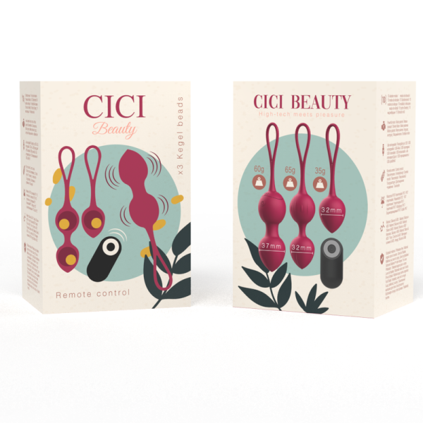 CICI BEAUTY - PREMIUM SILICONE 3 PERLES DE KEGEL VIBRANTES TÉLÉCOMMANDE - – Image 6