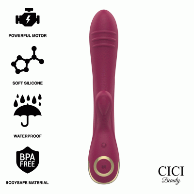 CICI BEAUTY - VIBRATEUR LAPIN EN SILICONE PREMIUM -