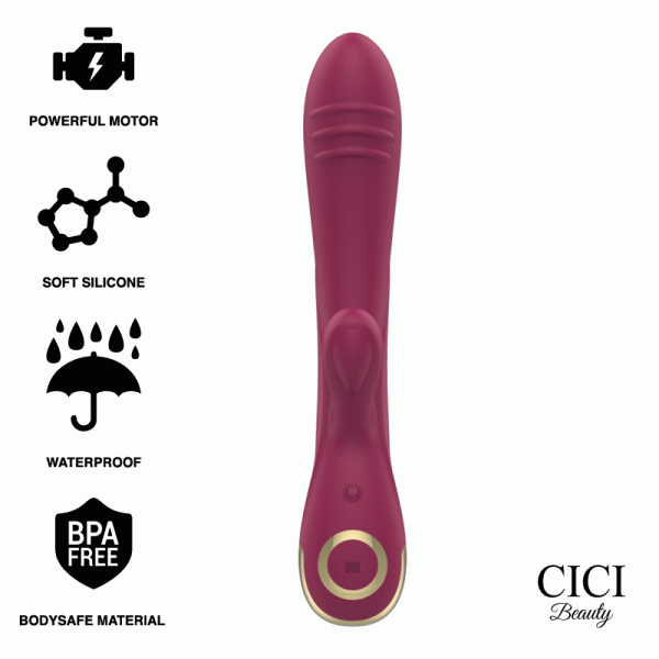 CICI BEAUTY - VIBRATEUR LAPIN EN SILICONE PREMIUM -