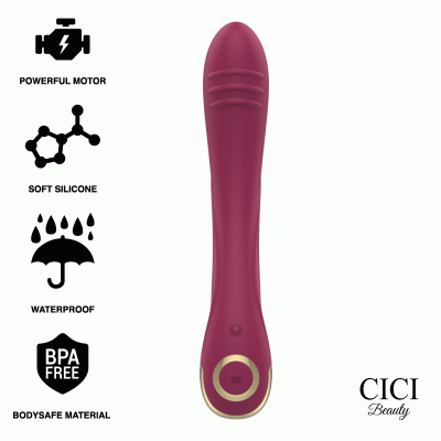 CICI BEAUTY - VIBRATEUR POINT G EN SILICONE PREMIUM -