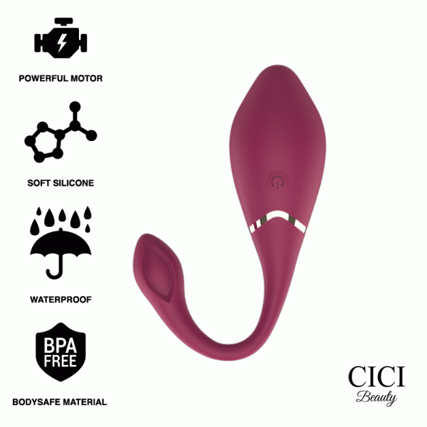 CICI BEAUTY - PREMIUM SILICONE EGG VIBRATEUR TÉLÉCOMMANDE -