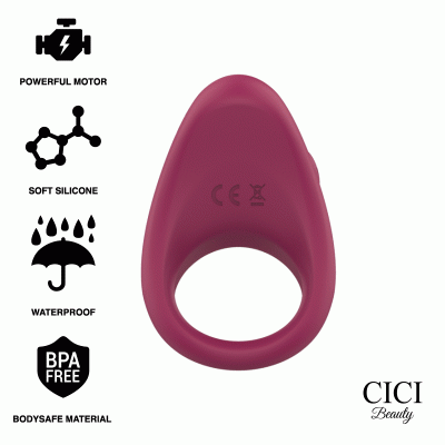 CICI BEAUTY - ANNEAU VIBRANT EN SILICONE PREMIUM -